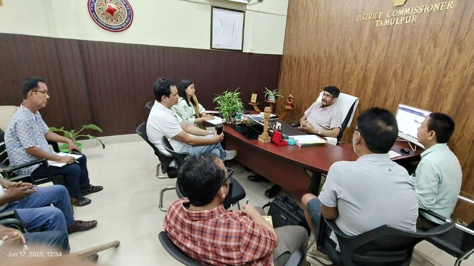 Assam: Tamulpur DC leads review meet on direct benefit scheme for tea garden workers Assam: Tamulpur DC leads review meet on direct benefit scheme for tea garden workers