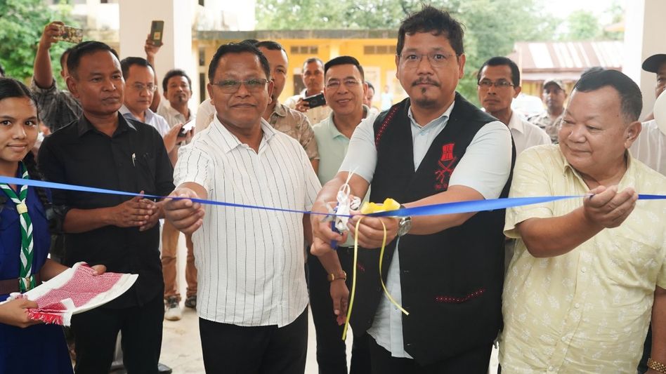 Meghalaya's West Garo Hills gets school building; CM reaffirms Rs 3000 cr push for youth Meghalaya's West Garo Hills gets school building; CM reaffirms Rs 3000 cr push for youth