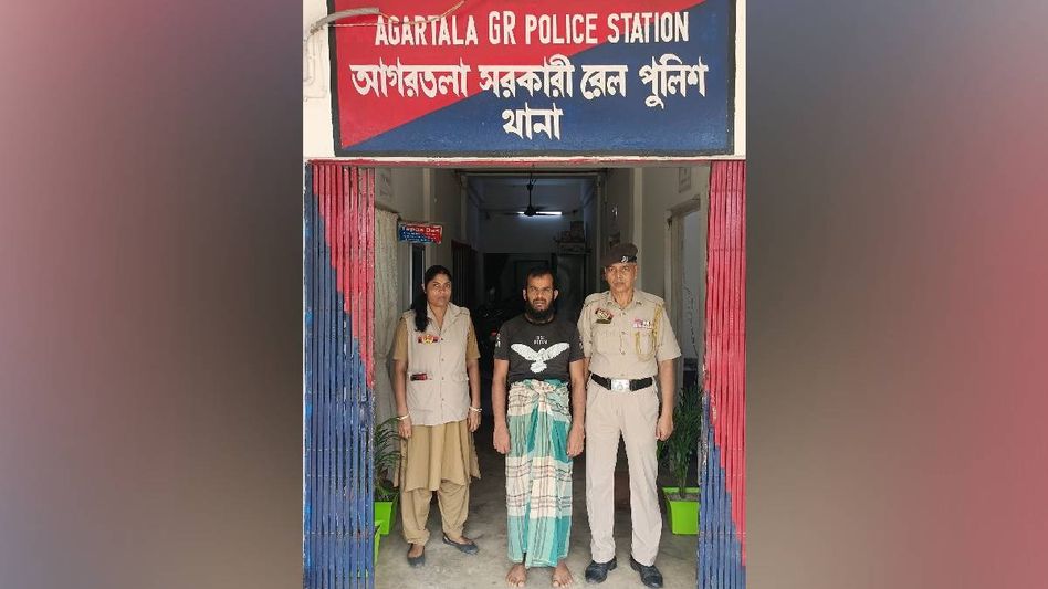 Human trafficker apprehended in Tripura joint police op Human trafficker apprehended in Tripura joint police op