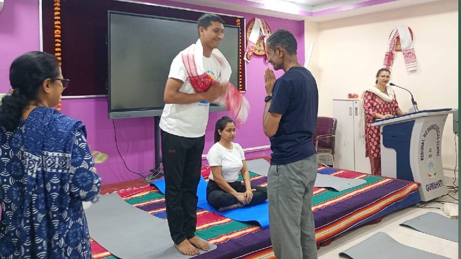 International Yoga Day 2025 observed at Regional Meteorological Centre in Guwahati with focus on holistic health International Yoga Day 2025 observed at Regional Meteorological Centre in Guwahati with focus on holistic health