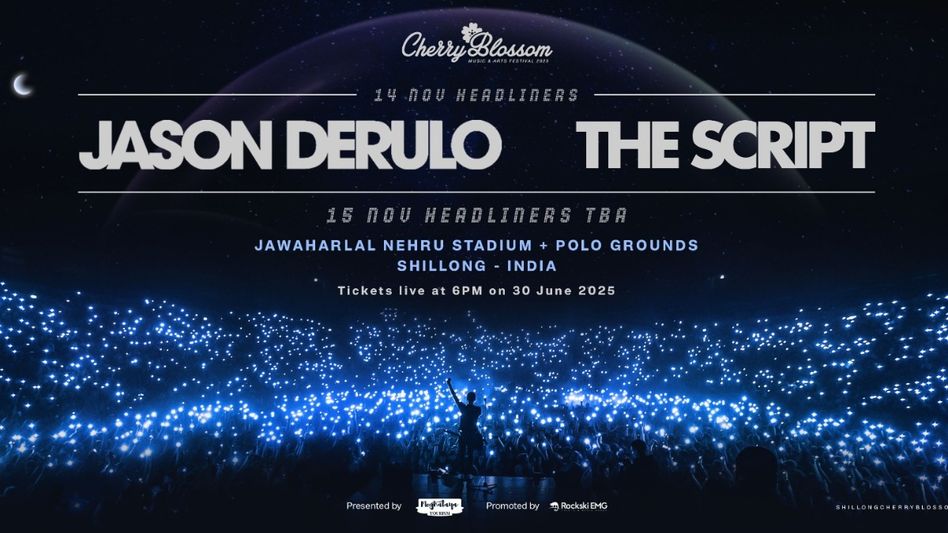 Jason Derulo, The Script to headline Shillong Cherry Blossom Festival 2025 Jason Derulo, The Script to headline Shillong Cherry Blossom Festival 2025