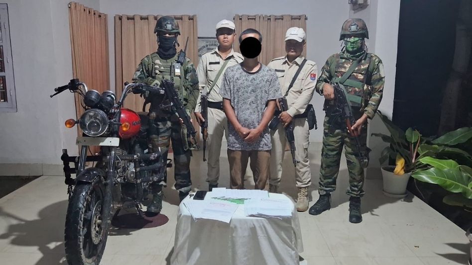 Manipur intensifies security ops: One militant arrested, massive arms haul recovered Manipur intensifies security ops: One militant arrested, massive arms haul recovered