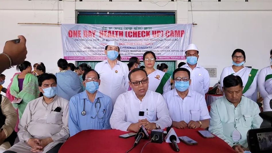 Manipur Congress President Meghachandra slams BJP for governance failures Manipur Congress President Meghachandra slams BJP for governance failures