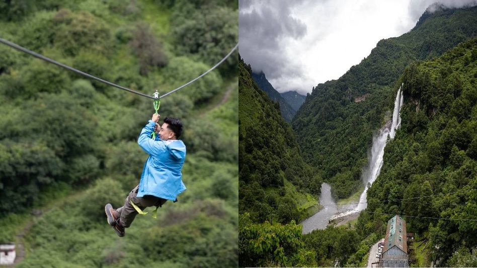 Fong Fong Ma Falls in Arunachal gets thrilling new additions: Zipline and giant swing unveiled Fong Fong Ma Falls in Arunachal gets thrilling new additions: Zipline and giant swing unveiled