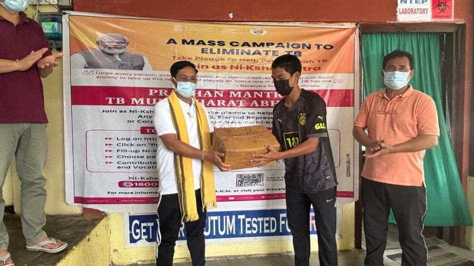 MLA Pesi Jilen adopts 4 TB patients under 'Ni-Kshay Mitra' intiative in Arunachal’s West Siang district MLA Pesi Jilen adopts 4 TB patients under 'Ni-Kshay Mitra' intiative in Arunachal’s West Siang district