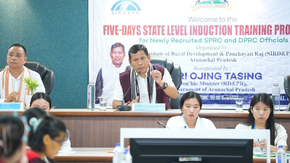 Arunachal minister inaugurates 5-day state-level training for newly recruited panchayati raj staff in state Arunachal minister inaugurates 5-day state-level training for newly recruited panchayati raj staff in state