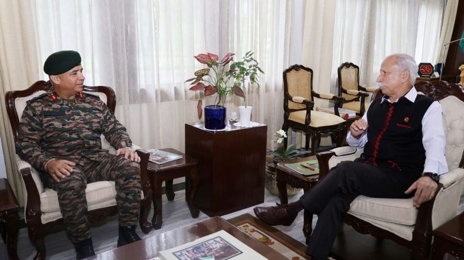 GOC 56 Infantry Division meets Arunachal Governor, vows stronger border security GOC 56 Infantry Division meets Arunachal Governor, vows stronger border security