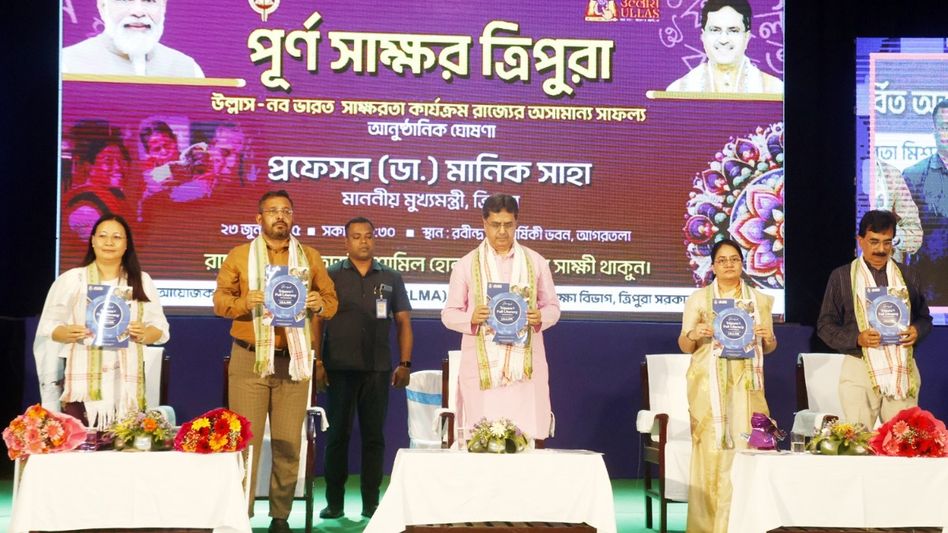 Tripura declared fully literate, joins Mizoram and Goa in national milestone Tripura declared fully literate, joins Mizoram and Goa in national milestone