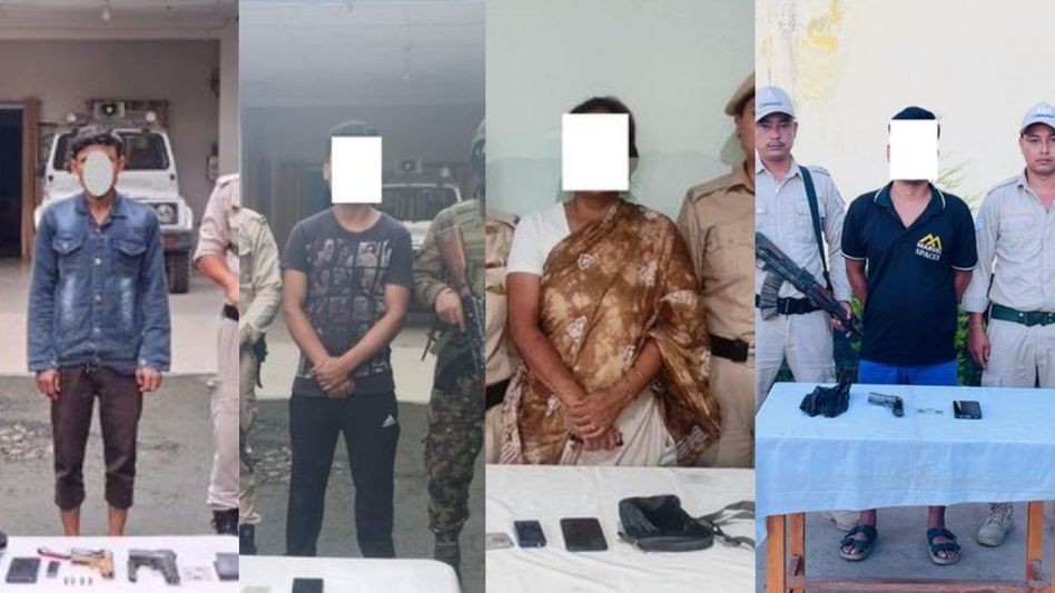 Manipur police arrest four insurgents, arms dealer in separate operations Manipur police arrest four insurgents, arms dealer in separate operations