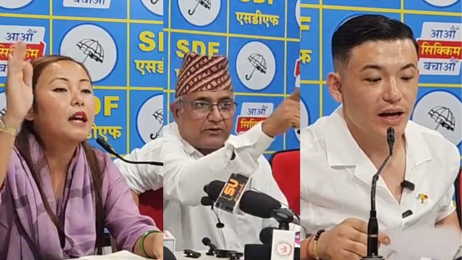 Sikkim: SDF criticises SKM over caste census, governance, and public spending Sikkim: SDF criticises SKM over caste census, governance, and public spending