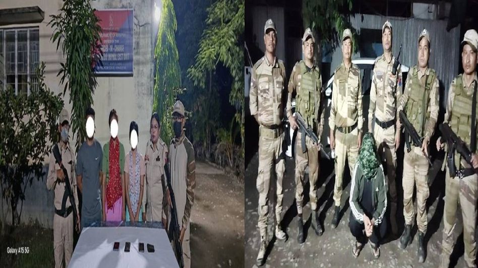Manipur: KCP (PWG) cadres arrested, massive cache of weapons recovered Manipur: KCP (PWG) cadres arrested, massive cache of weapons recovered