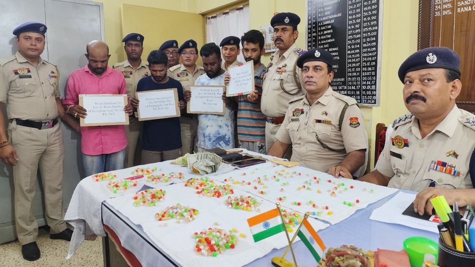 Tripura police seize drugs worth over Rs 1.5 crore in statewide crackdown; 6 arrested Tripura police seize drugs worth over Rs 1.5 crore in statewide crackdown; 6 arrested