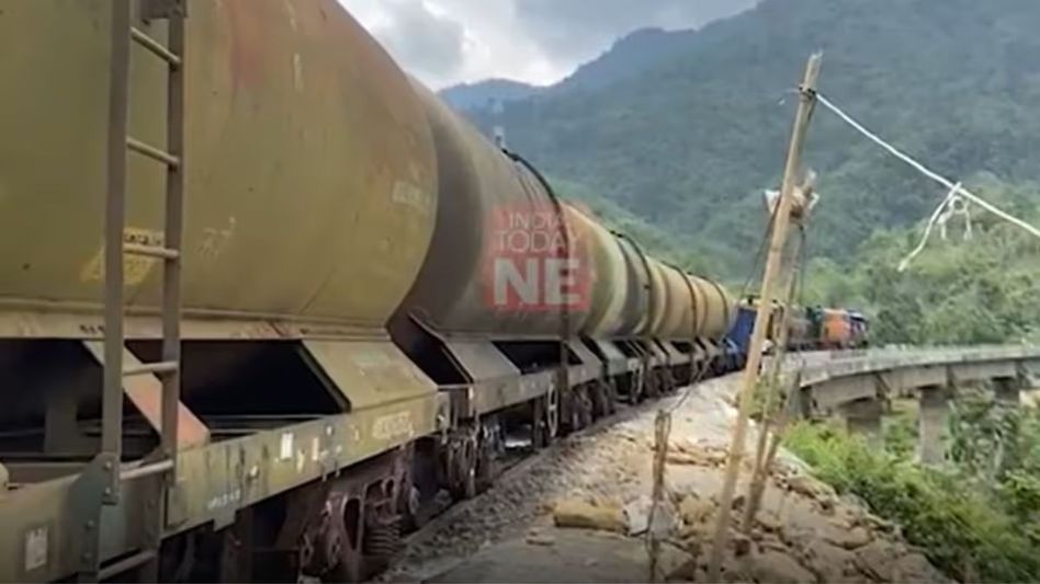 Fuel supply restored to Tripura as Agartala-Guwahati railway line reopens Fuel supply restored to Tripura as Agartala-Guwahati railway line reopens