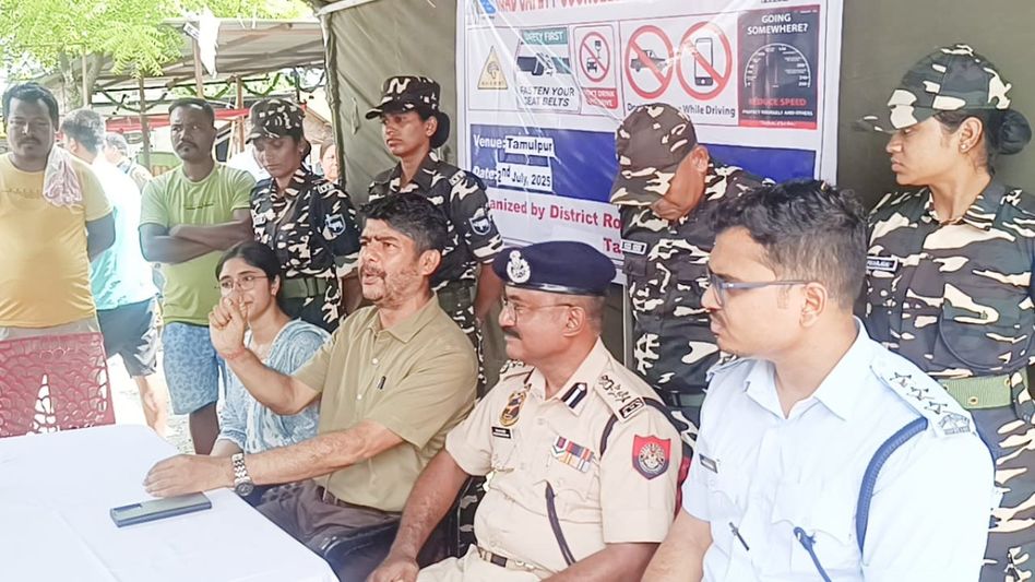 Tamulpur admin, SSB conduct road safety counseling across three locations Tamulpur admin, SSB conduct road safety counseling across three locations