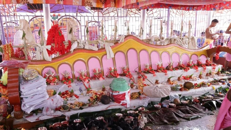Tripura CM inaugurates Kharchi Puja, showcases cultural unity, tribal heritage Tripura CM inaugurates Kharchi Puja, showcases cultural unity, tribal heritage
