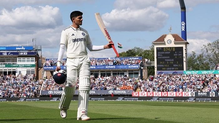 India's Test captain Shubman Gill in frame