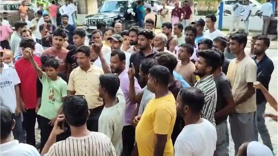 Assam: Protest erupts at Morigaon DRDA office over delay in panchayat body formation Assam: Protest erupts at Morigaon DRDA office over delay in panchayat body formation