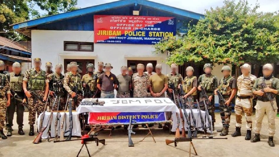 Joint security forces launch coordinated crackdown across Manipur; arms, IEDs, and ammunition recovered Joint security forces launch coordinated crackdown across Manipur; arms, IEDs, and ammunition recovered