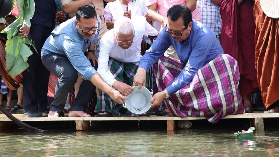 Arunachal's river festival transforms from fishing to fish conservation with massive fingerling release Arunachal's river festival transforms from fishing to fish conservation with massive fingerling release