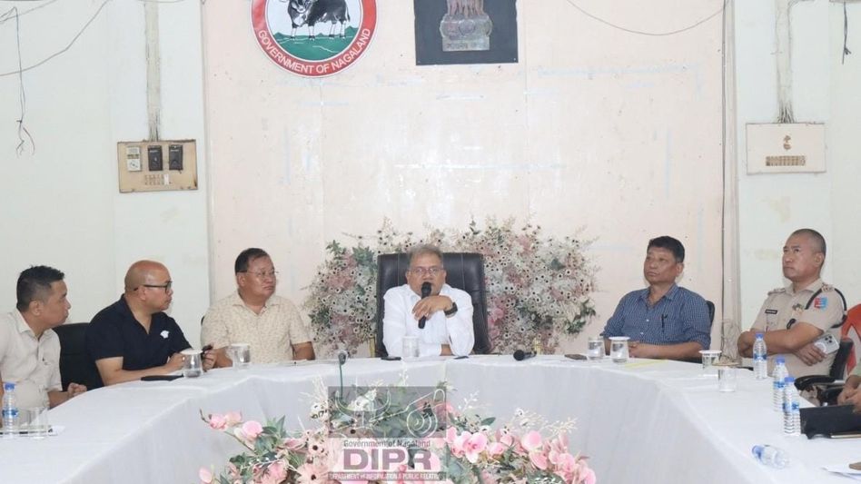 Nagaland Chief Secretary reviews flood crisis in Dimapur, mobilise emergency relief Nagaland Chief Secretary reviews flood crisis in Dimapur, mobilise emergency relief