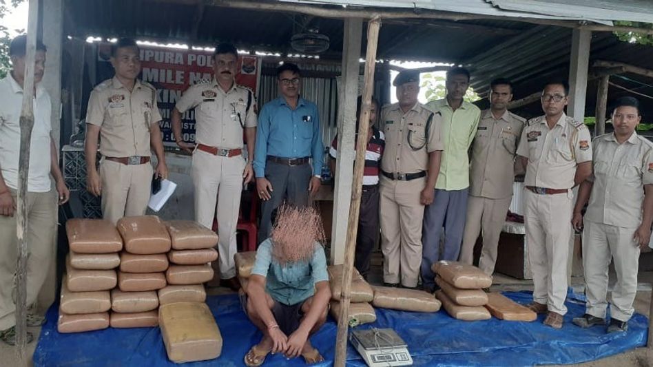 Tripura police bust Rs 50 Lakh drug racket in Khowai, six held Tripura police bust Rs 50 Lakh drug racket in Khowai, six held