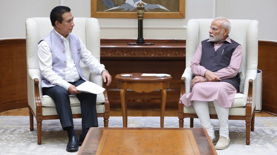 Mizoram CM flags Myanmar refugee crisis to PM Modi, pushes for state boost Mizoram CM flags Myanmar refugee crisis to PM Modi, pushes for state boost
