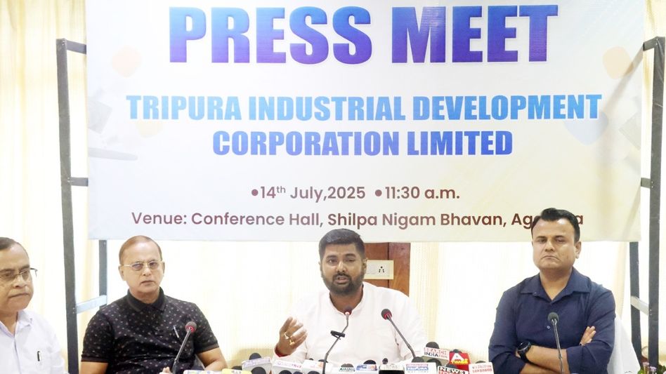 Tripura: TIDC sets Rs 13 crore profit target for FY 2025–26, announces 7 new industrial zones Tripura: TIDC sets Rs 13 crore profit target for FY 2025–26, announces 7 new industrial zones