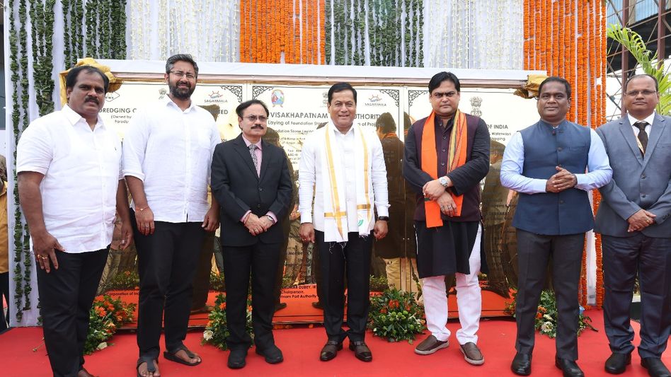 Union Minister Sarbananda Sonowal unveils Rs 276 crore infrastructure boost at Visakhapatnam Port Union Minister Sarbananda Sonowal unveils Rs 276 crore infrastructure boost at Visakhapatnam Port