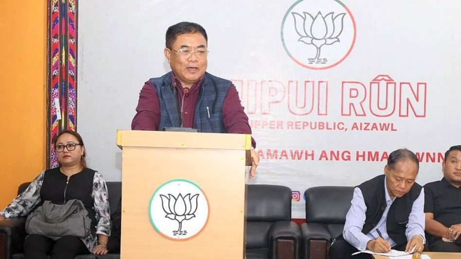 BJP MLA slams ZPM for issue-based support to NDA, blames it for Mizoram's financial woes BJP MLA slams ZPM for issue-based support to NDA, blames it for Mizoram's financial woes