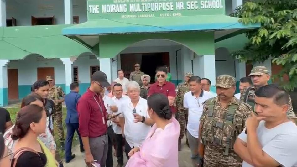 Manipur MP slams poor construction at Moirang School, demands probe and urgent repairs Manipur MP slams poor construction at Moirang School, demands probe and urgent repairs