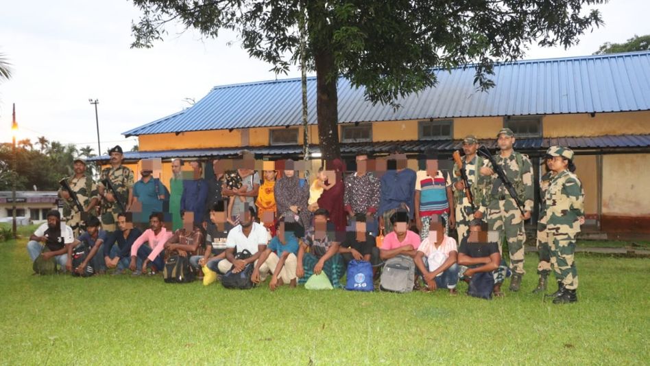 Meghalaya BSF apprehends 26 illegal Bangladeshis near West Garo Hills border Meghalaya BSF apprehends 26 illegal Bangladeshis near West Garo Hills border