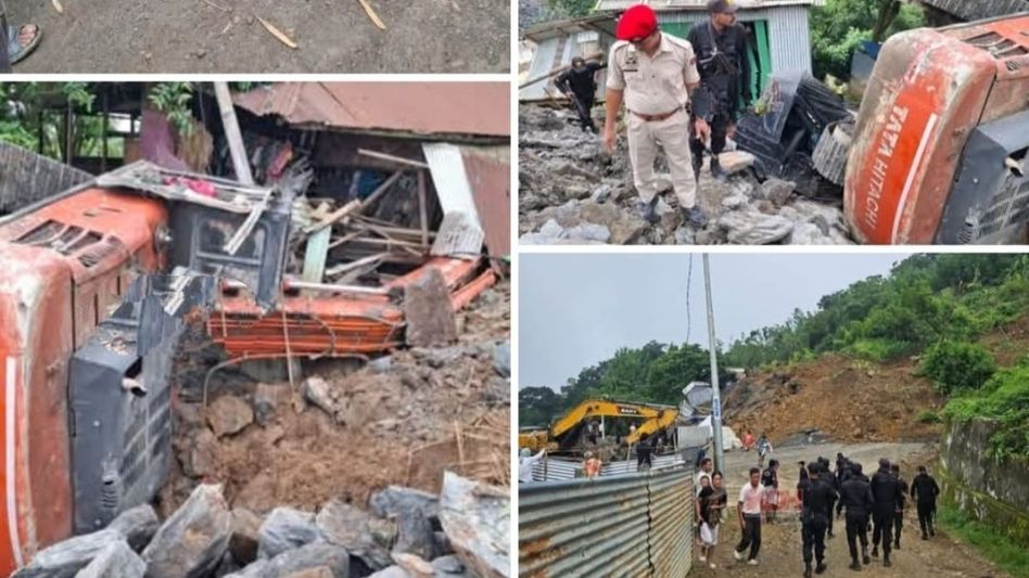 Heavy landslide hits Hangrum in Dima Hasao; one dead, five injured Heavy landslide hits Hangrum in Dima Hasao; one dead, five injured