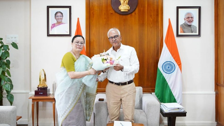 Manipur census director briefs Governor Bhalla on 2027 census preparations Manipur census director briefs Governor Bhalla on 2027 census preparations
