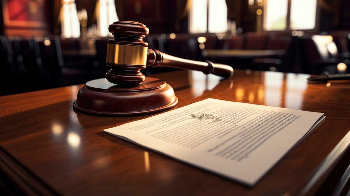 Court judgement representational