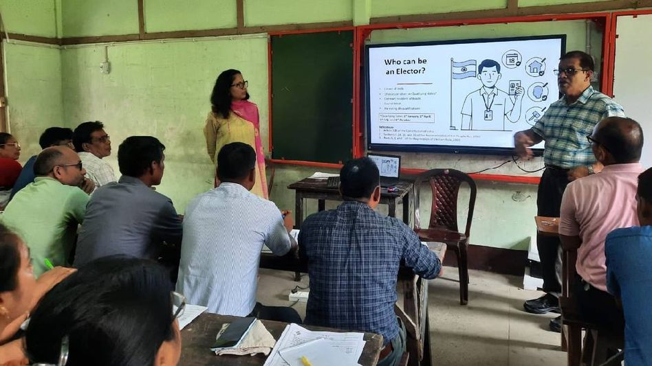 Assam: Barpeta district trains over 1100 BLOs to ensure error free electoral rolls Assam: Barpeta district trains over 1100 BLOs to ensure error free electoral rolls