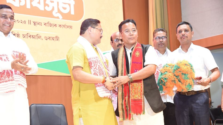 Ex-ULFA commander, top lawyer, former AAP chief join BJP in Assam Ex-ULFA commander, top lawyer, former AAP chief join BJP in Assam