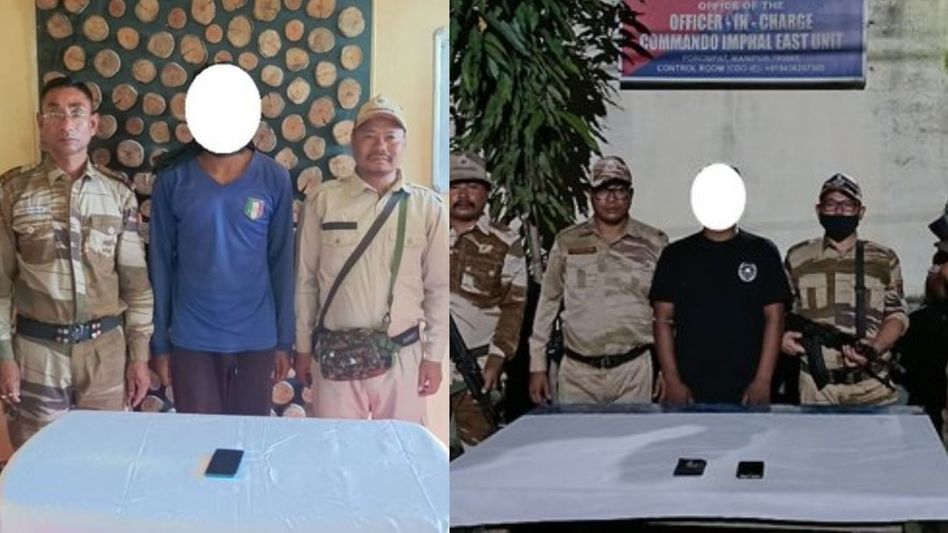 Manipur security forces arrest two militants in anti-extortion operations Manipur security forces arrest two militants in anti-extortion operations