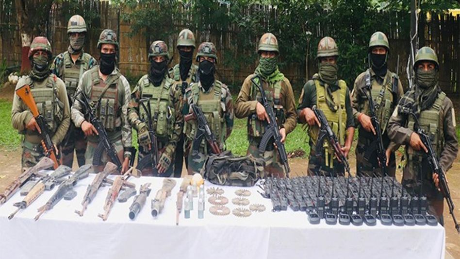 Arunachal security forces recover cache of arms-ammunition Arunachal security forces recover cache of arms-ammunition