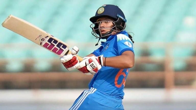 India's star batter Pratika Rawal in frame