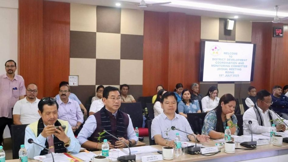 DISHA meeting reviews progress of centrally sponsored schemes in Arunachal East DISHA meeting reviews progress of centrally sponsored schemes in Arunachal East