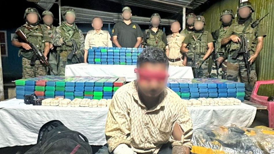 Heroin-meth worth Rs 76 crore recovered in Manipur's Jiribam Heroin-meth worth Rs 76 crore recovered in Manipur's Jiribam