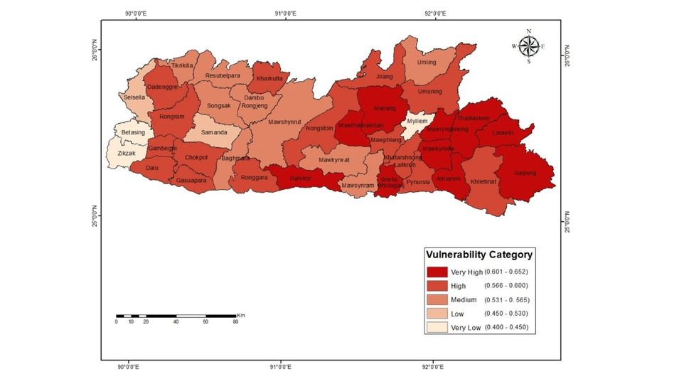 Two-thirds of Meghalaya blocks face severe climate threats: Study Two-thirds of Meghalaya blocks face severe climate threats: Study