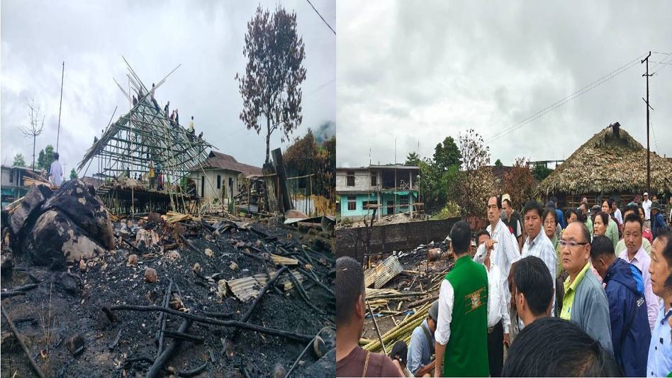 Arunachal's Adi body extend support to Kaying fire victims, distribute relief materials Arunachal's Adi body extend support to Kaying fire victims, distribute relief materials