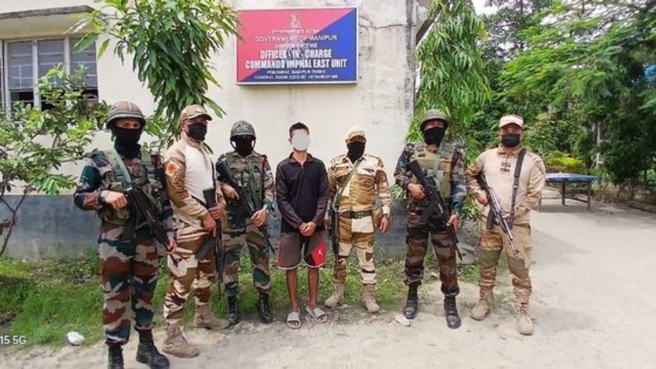 Manipur police arrest Myanmar-trained cadre of banned outfit PREPAK in Imphal East Manipur police arrest Myanmar-trained cadre of banned outfit PREPAK in Imphal East