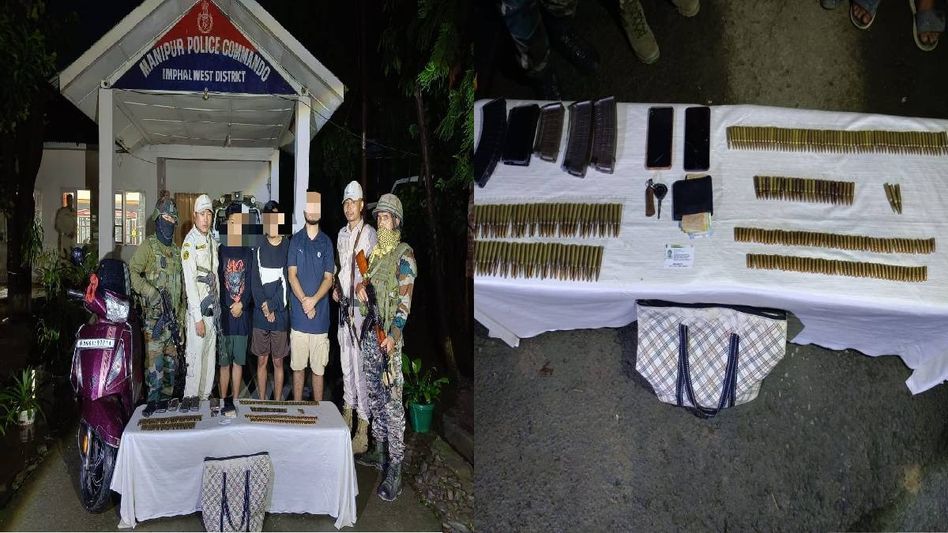 Manipur: Security forces bust ammunition racket in Imphal West, 3 arrested with large cache Manipur: Security forces bust ammunition racket in Imphal West, 3 arrested with large cache
