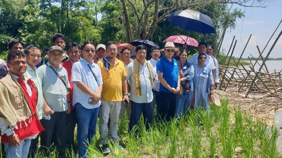 Arunachal MLA, DC inspect Gadum and Mer villages; assure flood, school relief Arunachal MLA, DC inspect Gadum and Mer villages; assure flood, school relief