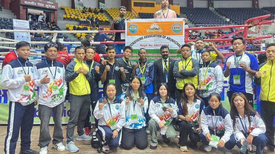 Arunachal kickboxers shine with 12 medals at national championship in Raipur Arunachal kickboxers shine with 12 medals at national championship in Raipur
