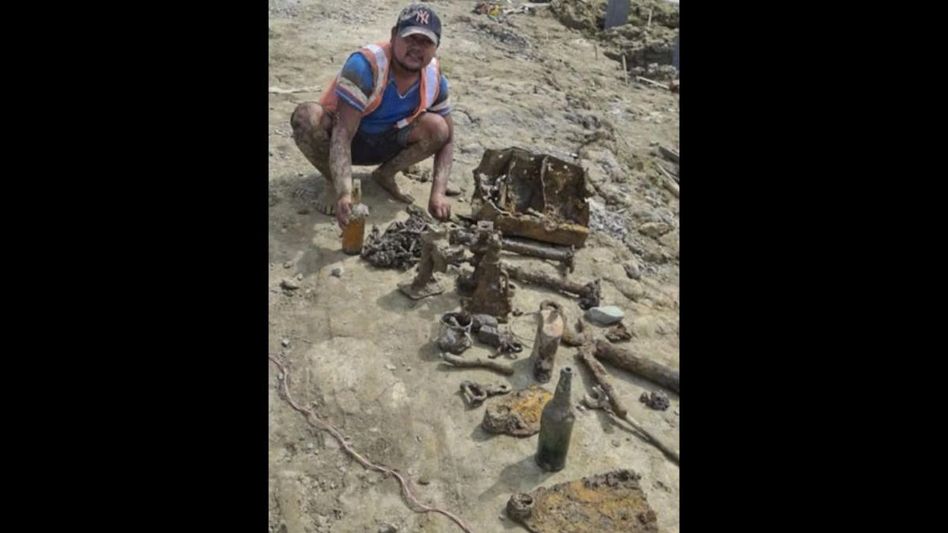 WWII relics unearthed during construction in Manipur’s Imphal West WWII relics unearthed during construction in Manipur’s Imphal West