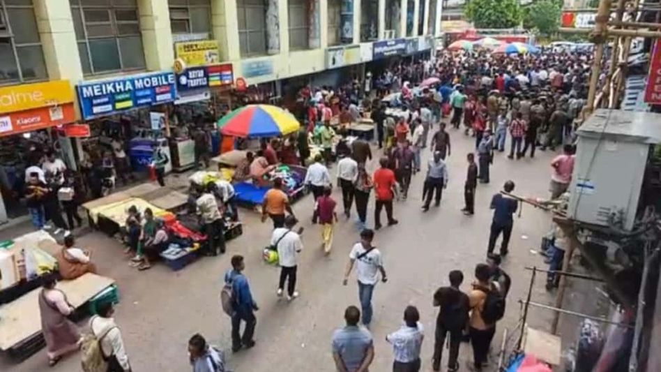 Municipal board evicts unauthorized vendors from Shillong's Khyndailad area Municipal board evicts unauthorized vendors from Shillong's Khyndailad area