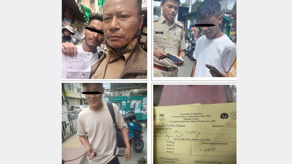 Meghalaya police issue over 1,000 challans as state intensifies crackdown on public smoking Meghalaya police issue over 1,000 challans as state intensifies crackdown on public smoking